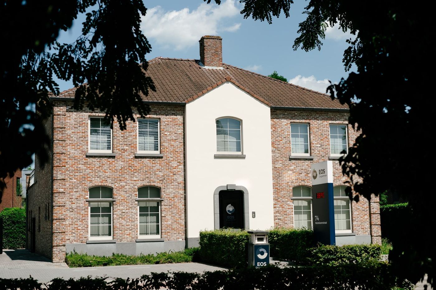 Het kantoorgebouw van Mercuro aan de Martelarenstraat 74 in Mol